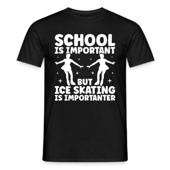 Patinage - T-shirt homme - noir - Devant - AI Model Male 178 light (178cm)