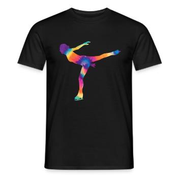 Patinage - T-shirt homme - noir - Devant - AI Model Male 178 light (178cm)