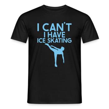Patinage - T-shirt homme - noir - Devant - AI Model Male 178 light (178cm)