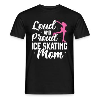 Patinage - T-shirt homme - noir - Devant - AI Model Male 178 light (178cm)