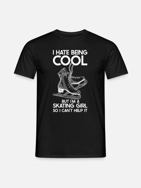 Ice skating - Men's T-Shirt - black