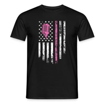 Chanter - T-shirt homme - noir - Devant - AI Model Male 178 light (178cm)