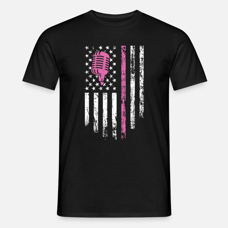 Singen - Männer T-Shirt - Schwarz