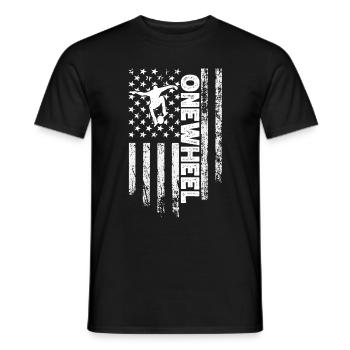 Monocycle - T-shirt homme - noir - Devant - AI Model Male 178 light (178cm)