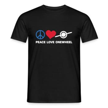 Monocycle - T-shirt homme - noir - Devant - AI Model Male 178 light (178cm)