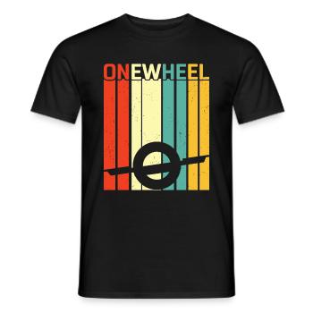 Monocycle - T-shirt homme - noir - Devant - AI Model Male 178 light (178cm)