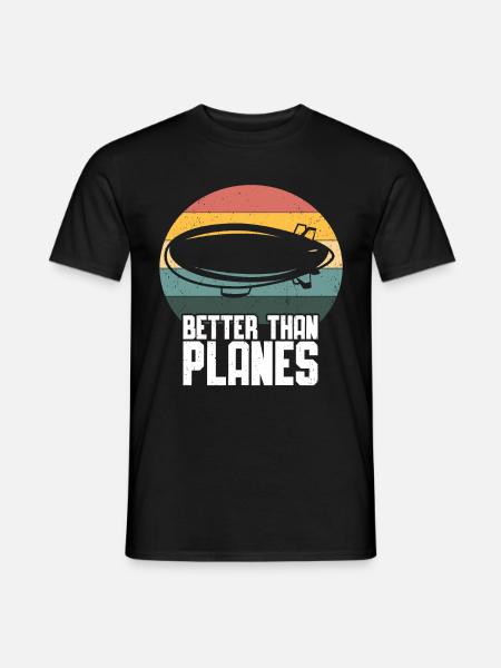 Zeppelin - T-shirt homme - noir