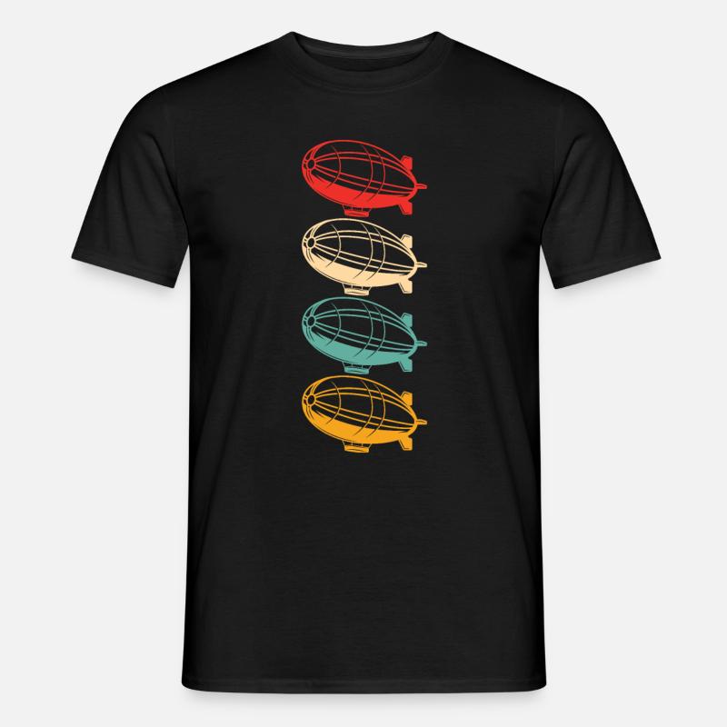 Zeppelin - Männer T-Shirt - Schwarz