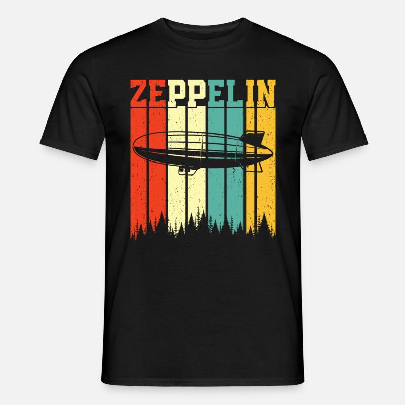 Zeppelin - Männer T-Shirt - Schwarz