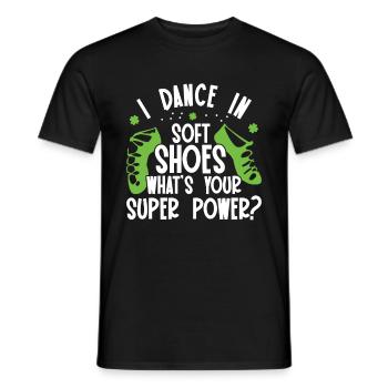 Danse irlandaise - T-shirt homme - noir - Devant - AI Model Male 178 light (178cm)