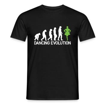 Danse irlandaise - T-shirt homme - noir - Devant - AI Model Male 178 light (178cm)