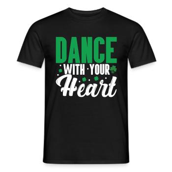 Danse irlandaise - T-shirt homme - noir - Devant - AI Model Male 178 light (178cm)