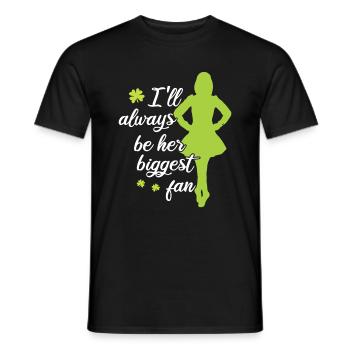 Irish Dance - Men's T-Shirt - black - Front - AI Model Male 178 light (178cm)