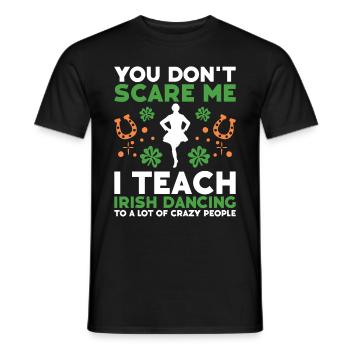 Danse irlandaise - T-shirt homme - noir - Devant - AI Model Male 178 light (178cm)