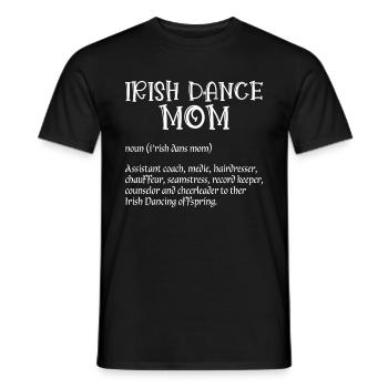 Danse irlandaise - T-shirt homme - noir - Devant - AI Model Male 178 light (178cm)