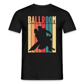 Ballsaal - Männer T-Shirt - Schwarz - Vorne - AI Model Male 178 light (178cm)