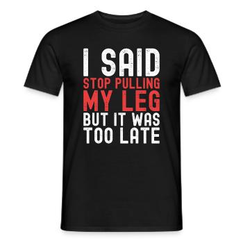 Amputation - Men's T-Shirt - black - Front - AI Model Male 178 light (178cm)