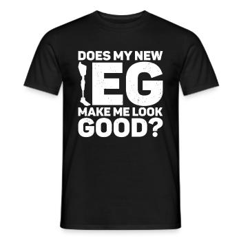 Amputation - Men's T-Shirt - black - Front - AI Model Male 178 light (178cm)