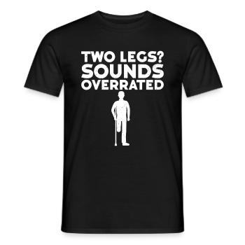 Amputation - Men's T-Shirt - black - Front - AI Model Male 178 light (178cm)