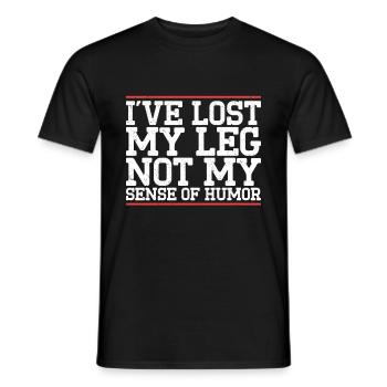 Amputation - Men's T-Shirt - black - Front - AI Model Male 178 light (178cm)