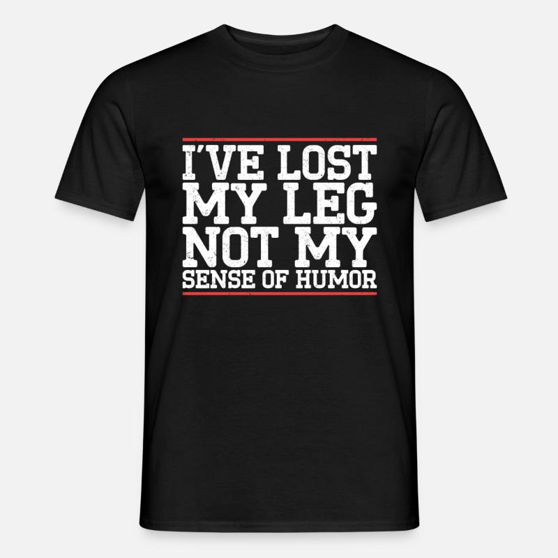 Amputation - Männer T-Shirt - Schwarz