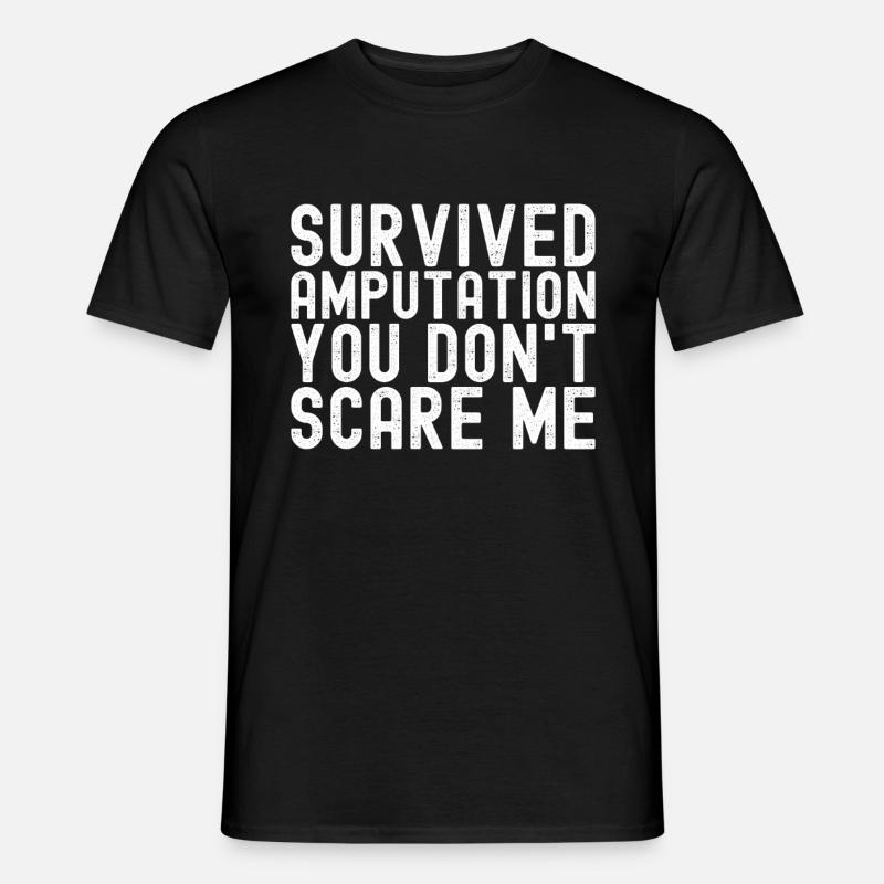 Amputation - Männer T-Shirt - Schwarz