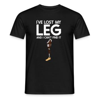 Amputation - Men's T-Shirt - black - Front - AI Model Male 178 light (178cm)