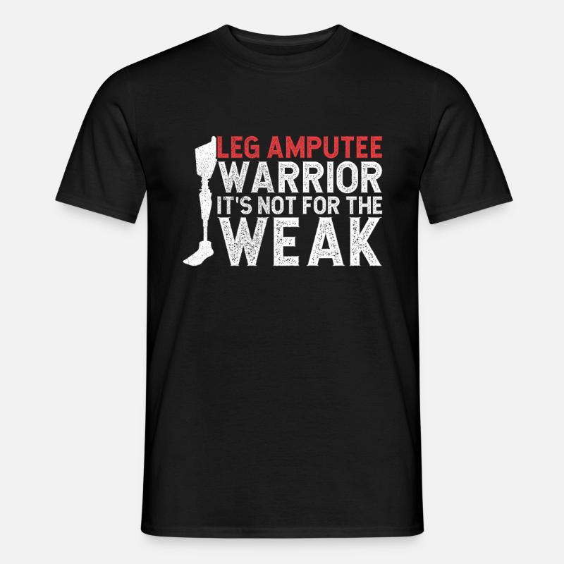 Amputation - Männer T-Shirt - Schwarz