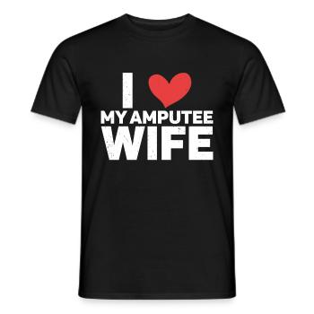 Amputation - Men's T-Shirt - black - Front - AI Model Male 178 light (178cm)