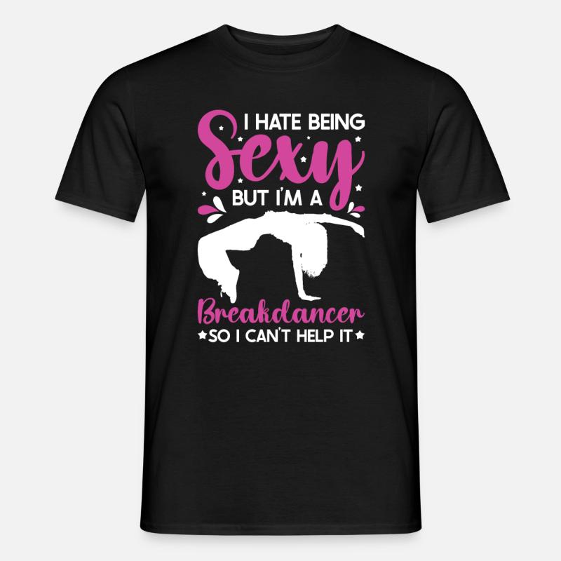 Break Dance - Männer T-Shirt - Schwarz