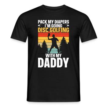 Opa Pickleball Paddel - Männer T-Shirt - Schwarz - Vorne - AI Model Male 178 light (178cm)
