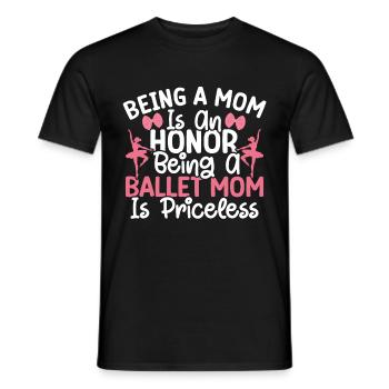 Ballet - Men's T-Shirt - black - Front - AI Model Male 178 light (178cm)