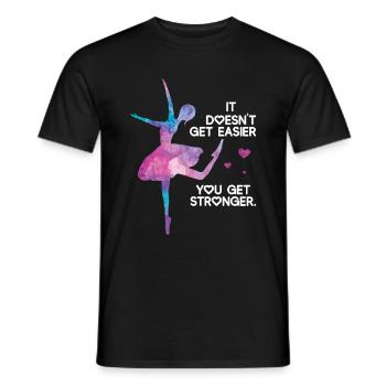 Ballet - Men's T-Shirt - black - Front - AI Model Male 178 light (178cm)