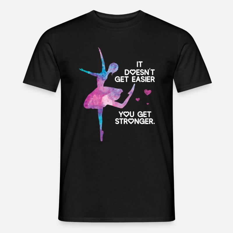 Ballett - Männer T-Shirt - Schwarz