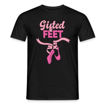 Ballet - Men's T-Shirt - black - Front - AI Model Male 178 light (178cm)