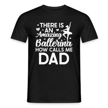 Ballet - Men's T-Shirt - black - Front - AI Model Male 178 light (178cm)
