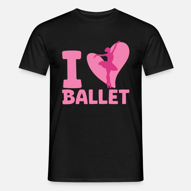 Ballett - Männer T-Shirt - Schwarz