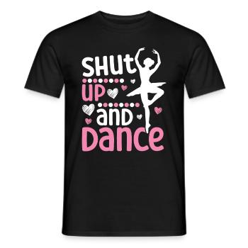 Ballet - Men's T-Shirt - black - Front - AI Model Male 178 light (178cm)
