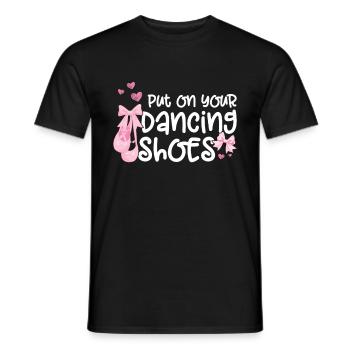 Ballet - Men's T-Shirt - black - Front - AI Model Male 178 light (178cm)