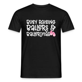 Ballet - Men's T-Shirt - black - Front - AI Model Male 178 light (178cm)