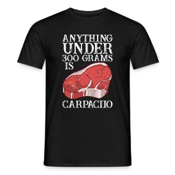 Steak - Männer T-Shirt - Schwarz - Vorne - AI Model Male 178 light (178cm)