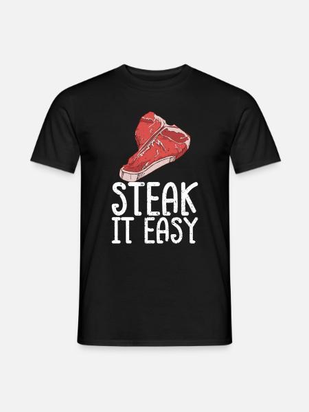Steak - Men's T-Shirt - black