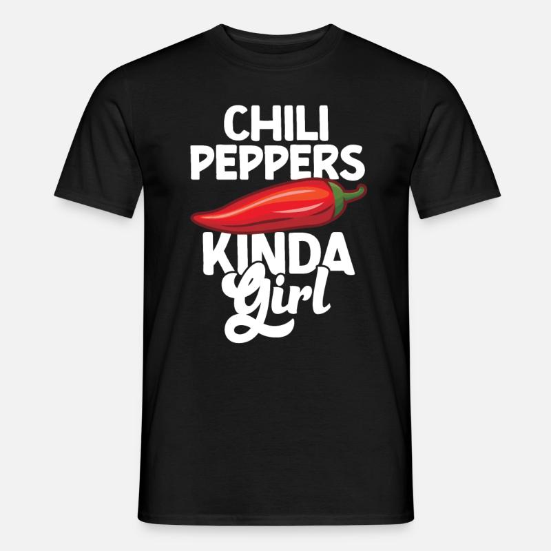 Chili-Pfeffer - Männer T-Shirt - Schwarz