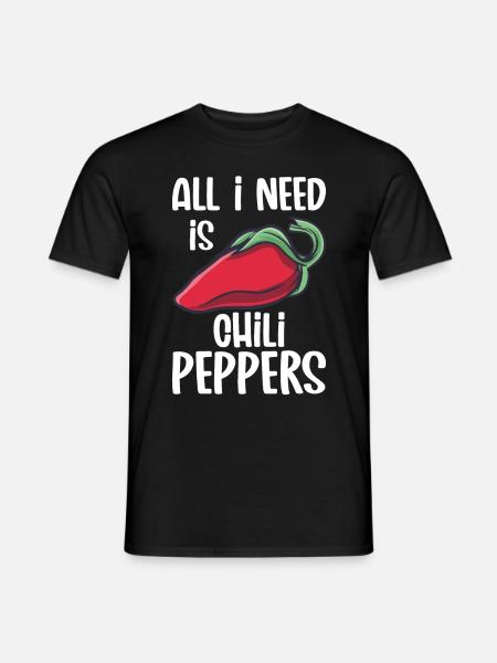Chili pepper - Men's T-Shirt - black