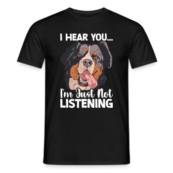 Bernese - Men's T-Shirt - black - Front - AI Model Male 178 light (178cm)