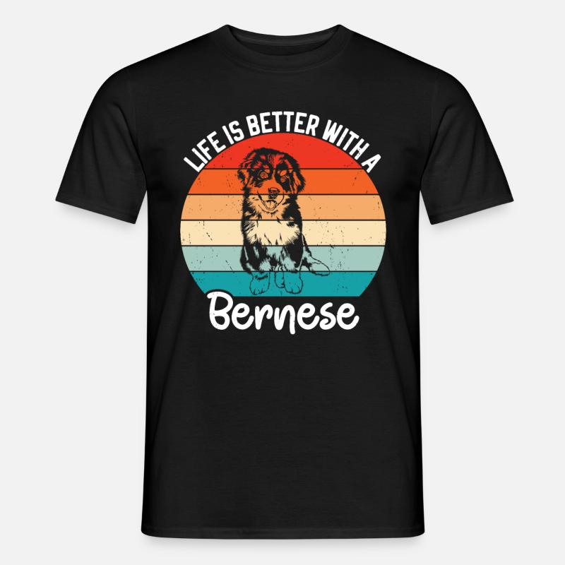 Berner - Männer T-Shirt - Schwarz