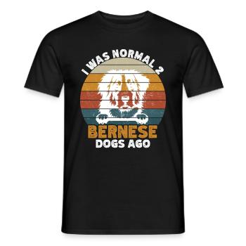 Bernese - Men's T-Shirt - black - Front - AI Model Male 178 light (178cm)