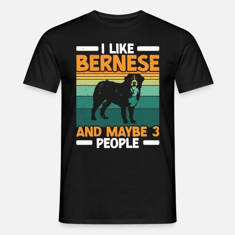 Berner - Männer T-Shirt - Schwarz