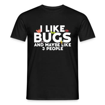 Insekt - Männer T-Shirt - Schwarz - Vorne - AI Model Male 178 light (178cm)