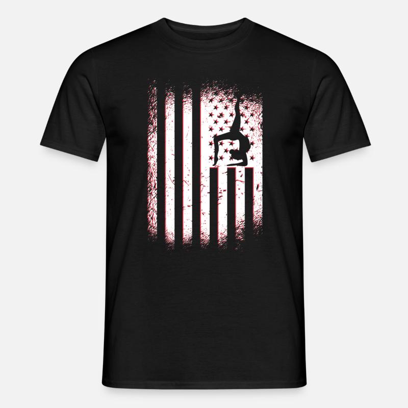 Stolpern - Männer T-Shirt - Schwarz